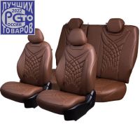 Чехлы Премиум Экокожа Байрон Президент|Жук на Hyundai Getz 2002-2011 г.в.