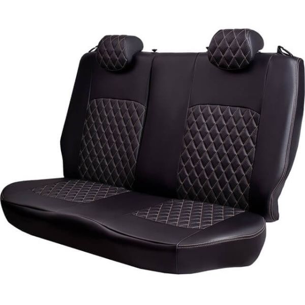 Чехлы Экокожа Турин Ромб на Hyundai Getz 2002-2011 г.в.