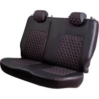 Чехлы Экокожа Турин Ромб на Hyundai Getz 2002-2011 г.в.